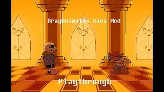 Friday Night Funkin' Mod - GrayAnimates' (SiivKoi) Atrocity: Sans Cover  Playthrough (No Commentary)