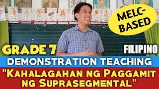 Grade 7 Demonstration Teaching (Filipino): Pseudo Demonstration Teaching #14