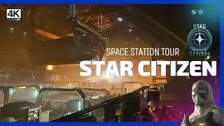 Star Citizen - Lively Pathway Space Station - Tour - Stanton System - V3.22.1 - 4k