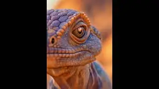 Lizard eye zoom in universe