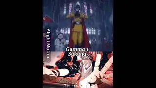 Gamma 1 Vs Sukuna #jjk #dragonball