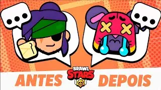 23 BRAWLERS MUDARAM, INCLUSIVE o MOE! ANTES e DEPOIS da NOVA ATUALIZAÇÃO do BRAWL STARS