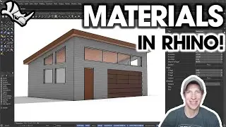 Getting Started with Rhino 3D Part 5 - Adding MATERIALS!