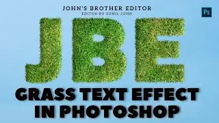 How to Create Grass Text Effect in Photoshop CC l Tutorial