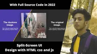 Split Screen UI  Design with HTML css and js in 2022 + full source code by jishaansinghal