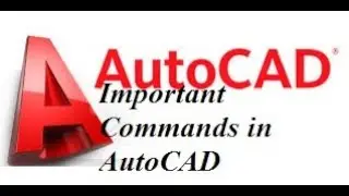 04- AutoCAD Tutorials in English: Important Commands in AutoCAD