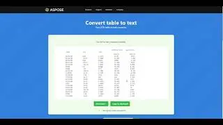 How to convert table image to text