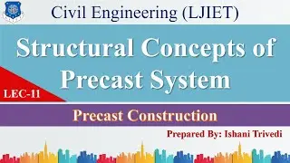 Lec-11_Structural Concepts of Precast Concrete System | Precast Construction | Civil Engineering