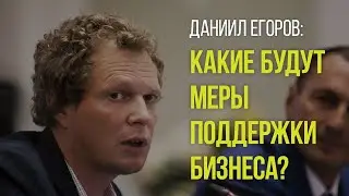 Даниил Егоров: какие будут меры поддержки бизнеса?