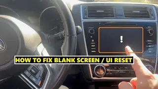 Fix Subaru Infotainment Blank Screen and CarPlay Connecting Issues - Reset Procedure