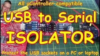 #240 USB-to-Serial Isolator ⚡ Protect your USB sockets ☠