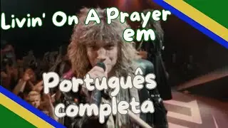 Livin' on a prayer em português COMPLETO - (I.A) - Bon Jovi AIcover