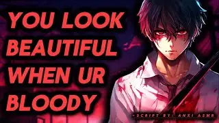 “Blood looks good on you..” Your YANDERE Boyfriend ties you up [M4F] [Yandere] [Possessive]