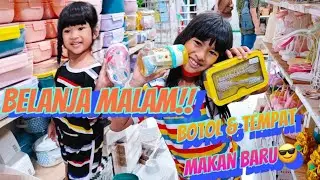 DISTA BELI BOTOL MINUM DAN TEMPAT MAKAN ESTETIK!! 