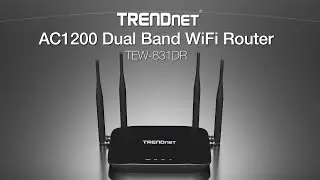 TRENDnet AC1200 Dual Band WiFi Router - TEW-831DR