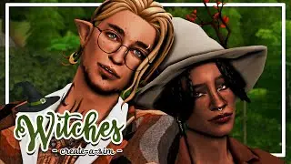 Witch Couple 🌙 + CC List | Sims 4: Halloween Create a Sim