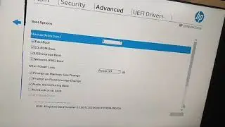 How to enter BIOS and change secure boot order HP prodesk 600 G3