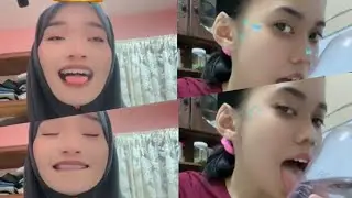 Live Hijab Comel Bebi Putie vs Bebi Misha 💦