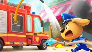 Fire in the Cake Shop | Safety Tips | Kids Cartoons | Detective Cartoon | Sheriff Labrador