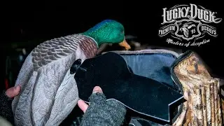 Новый улучшенный махокрыл - чучело с вращающимися крыльями Lucky XHDI (селезень) 
