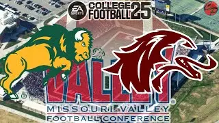 North Dakota State vs Southern Illinois Week 7 Missouri Valley College Football 25 (SIM)