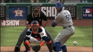 MLB The Show 23 Gameplay - Dodgers vs Astros World Series Full Game MLB 23 PS5