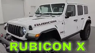 2024 JEEP WRANGLER RUBICON X 4 DOOR HARD TOP V6 BRIGHT WHITE 4K WALKAROUND 14826Z