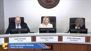 City Commission Meeting - March 14, 2023