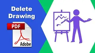 How to erase a drawing in a pdf file (comment) using Adobe Acrobat Pro DC