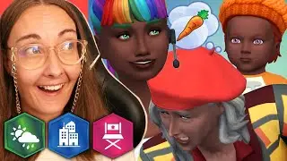 Creating a Sims 4 family but every sim is a different year