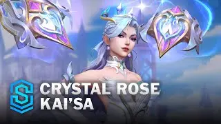 Crystal Rose Kai'Sa Wild Rift Skin Spotlight