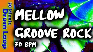 Mellow Groove Rock Drum Loop - 70 BPM