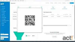 Act! CRM Classic Training Video - Generate a QR Code for a Landing Page