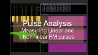 Pulse Analysis with VSA 2020 Update 2 Release #09: Non-Linear FM Measurement