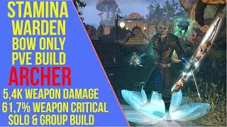 ESO Stamina Warden Bow PVE Build - Archer - Bow PVE Guide (Markarth)