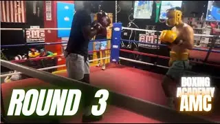 Sparring with National Champion 3rd Round | Alan Fuentez | AMC Boxing Academy