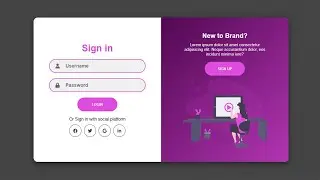 Responsive Sign In & Sign Up Form Using HTML & CSS & JS |  Login & Registration Form