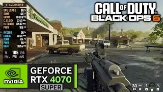 RTX 4070 SUPER on COD Black Ops 6 | Campaign, Multiplayer Tested!