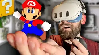 Mixed Reality Mario on the Quest 3! // MARIO 64 in your OWN HOUSE!