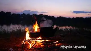 MEDITATION ON THE FIRE. by the fire in nature we listen to THE SOUNDS OF NATURE. Firewood Burning.