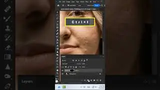 A Quick and Easy Way to Repair Skin in Photoshop #shortvideo