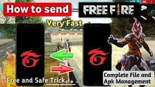 How to send Free Fire | Transfer Free Fire | Send Free Fire to another phone |Free Fire file abd apk