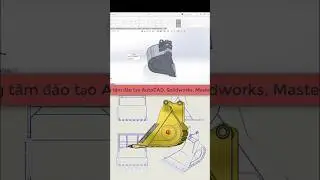 khoá học solidworks cơ bản - nâng cao bài tập 3d #hoccokhi #solidworks #reels