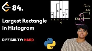 Largest Rectangle in Histogram | LeetCode 84 | Theory + Python code