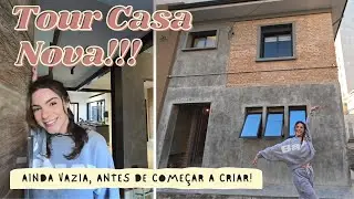 TOUR NA MINHA CASA NOVAAA!!!!! ( conheça ela ainda vazia, antes da mudançaaa!! )