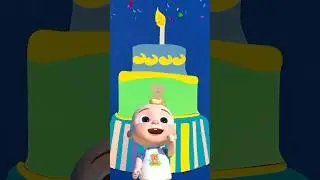 CoComelon Birthday Cake Craft 🎂! DIY 1-2-3! #shorts #cocomelon