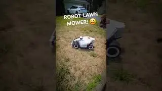 New ROBOT LAWN MOWER doing it's thing! 😀 Mammotion Luba 2 #lawnmower #lawncare