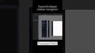 Expand & collapse sidebar - prtotype fixed 