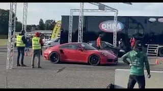 1000+Hp Civic AWD vs Tuned Porsche 991 9.27 Sec 1/4 Mile