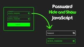 Password Show and Hide using HTML CSS & JavaScript #animation